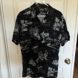 Harley-Davidson x Tori Richard Motorcycle Landmarks Hawaiian shirt